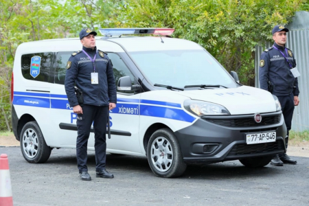 Xankəndidə III MDB Oyunları zamanı polis fasiləsiz xidmətdədir