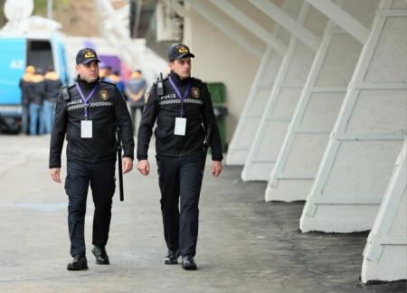 Xankəndidə III MDB Oyunları zamanı polis fasiləsiz xidmətdədir