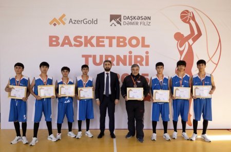 Daşkəsəndə məktəblilər arasında basketbol turniri keçirilib