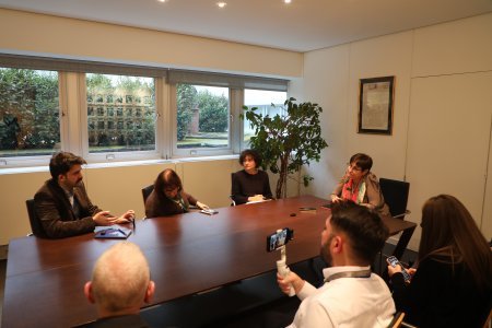 AŞPA Prezidenti xanım Petra Bayr azərbaycanlı jurnalistləri qəbul edib