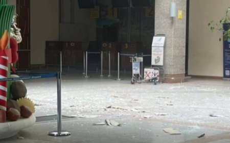 Naxçıvan Beynəlxalq Hava Limanınun içərisindən görüntülər yayılıb