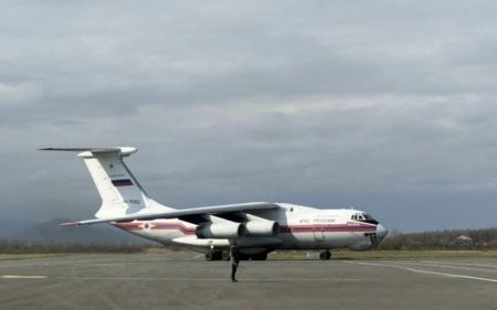 İrana humanitar yardım aparan Rusiya təyyarəsi Lənkərana enib