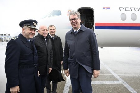 Serbiya Prezidenti Aleksandar Vuçiç WUF13-də iştirak üçün Azərbaycana gəlib