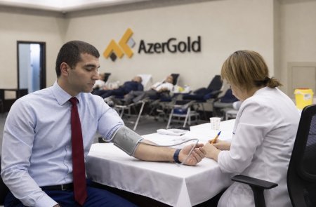 “AzerGold” QSC-də ənənəvi qanvermə aksiyası keçirilib
