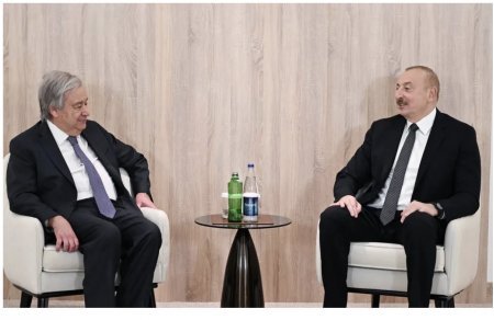 BMT Baş katibi İlham Əliyevə Müstəqillik Günü münasibətilə təbrik ünvanladı