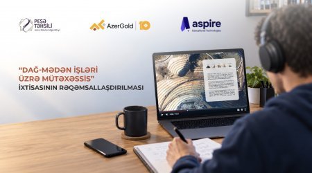 “AzerGold” dağ-mədən sahəsində peşə təhsilinin rəqəmsallaşdırılmasına dəstək göstərəcək